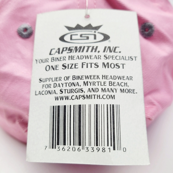 14th Annual 2006 Biketoberfest Pink Basrball Hat/Cap Hook & Loop Closure - Picture 11 of 12